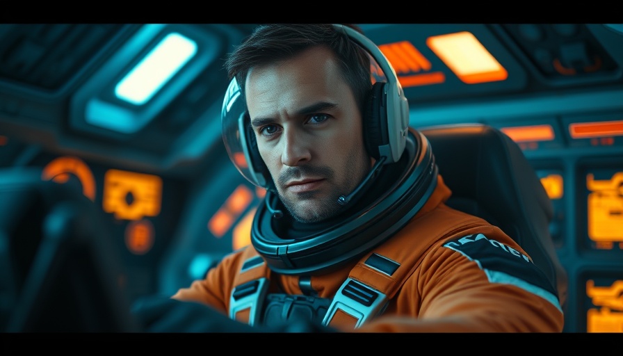 Star Wars spinoff scene of man piloting spacecraft
