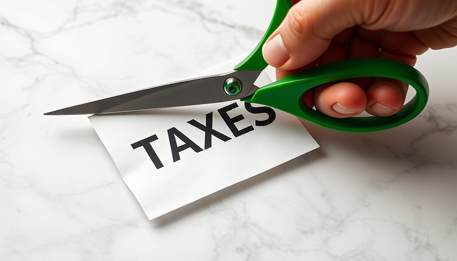 Tax Debt Relief Options concept with scissors cutting the word taxes.