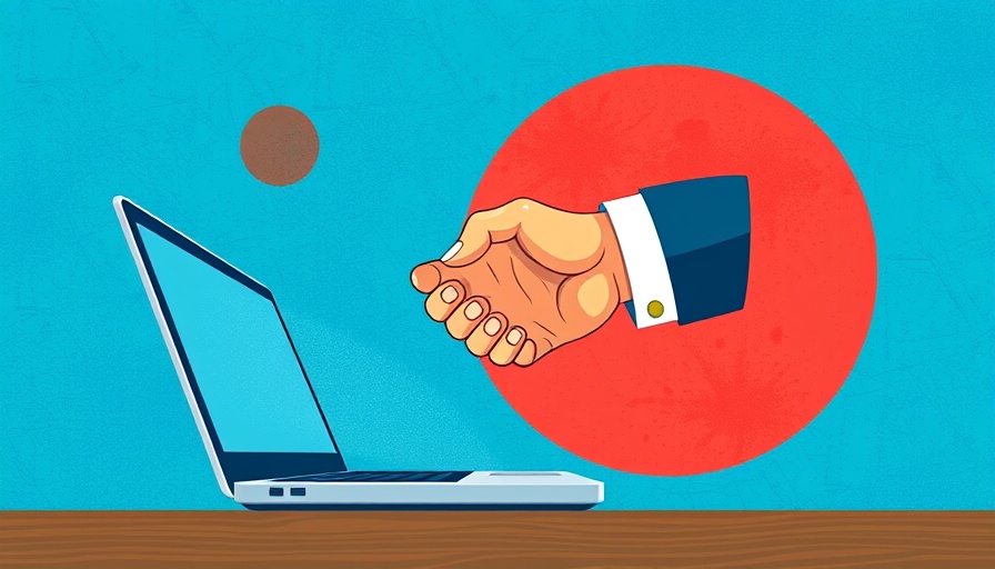 AI startups raising funding visualized through digital handshake.