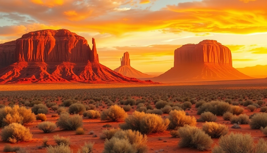 Stunning Nevada desert at sunset showcasing majestic mountains.