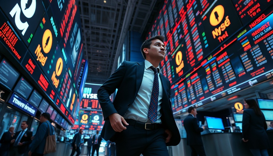 Stock exchange depicting economic activity, related to South Korea GDP contraction.