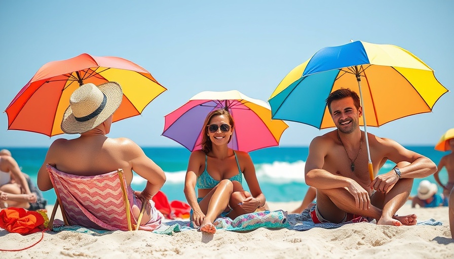 People enjoying beach time illustrating work-life balance.
