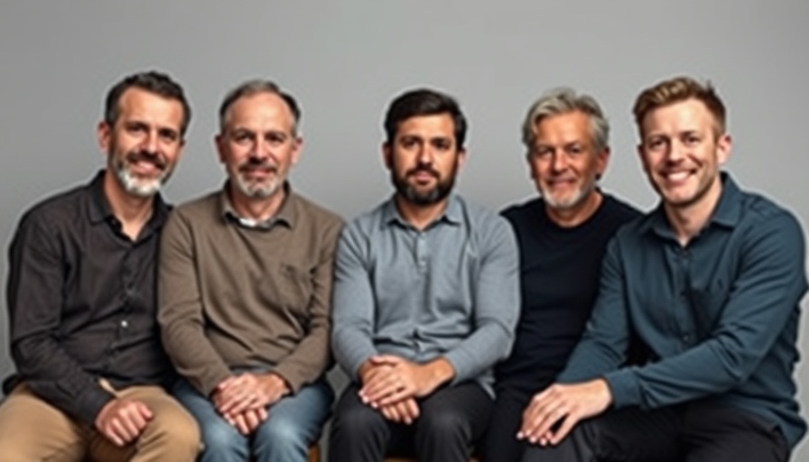 Group of men discussing small business startup ideas.
