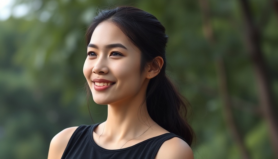 Woman in nature, smiling naturally, Bonnie Tsui's Insights on Muscle and Movement