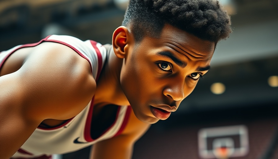 Alijah Arenas looking focused during a basketball game.