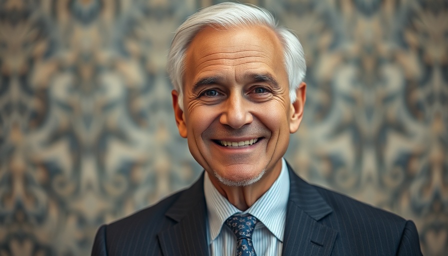 Confident elderly man discussing Intel's turnaround strategy