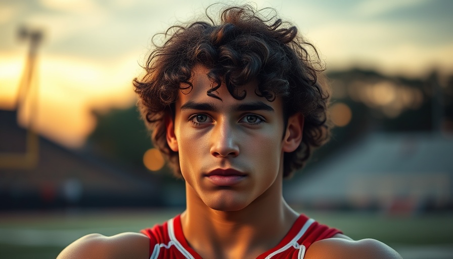 Athletic young man returning to Northern California.