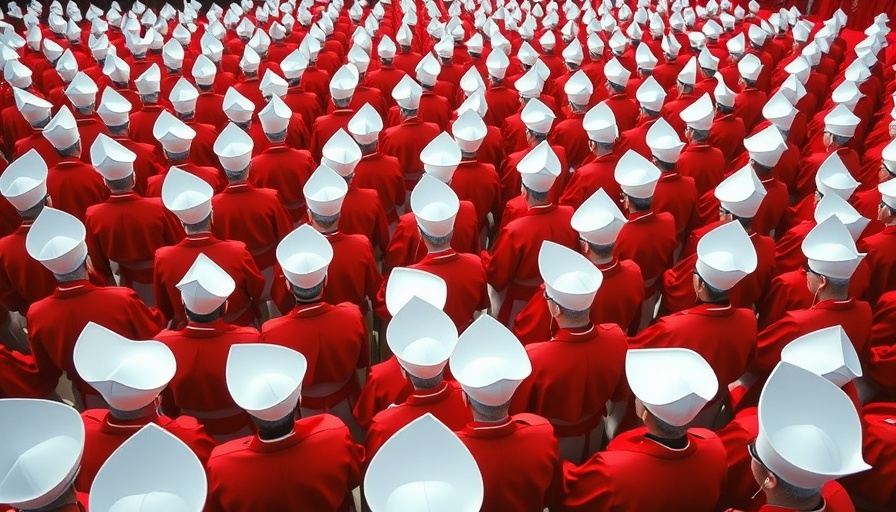 Bishops in red robes at a religious ceremony with orderly seating.