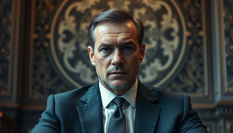 Trump tax plan implications for businesses: Stoic man in suit.