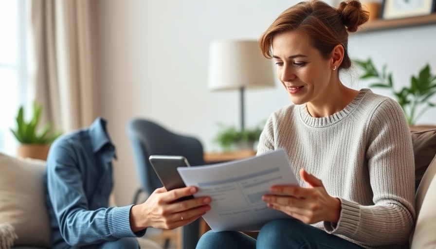 Couple reviewing debt consolidation strategies with documents.