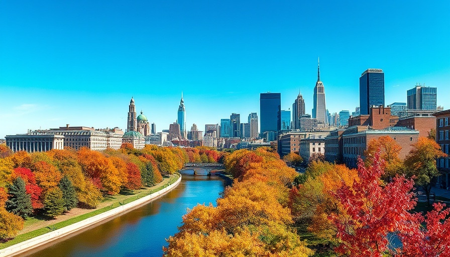 Philadelphia cityscape in autumn, Best Places to Live in Pennsylvania 2025.