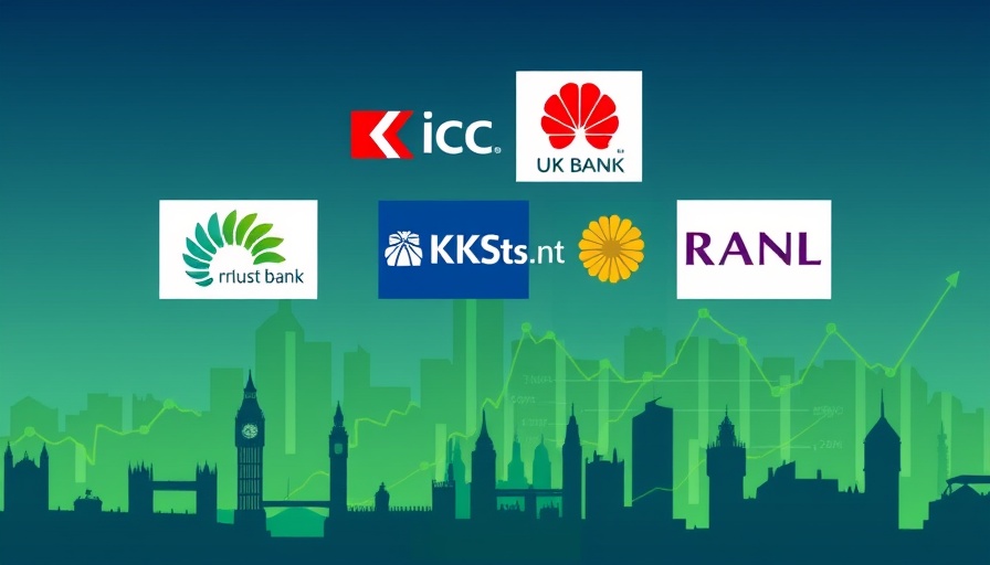 UK banks illustration depicting Britain's banking revolution.