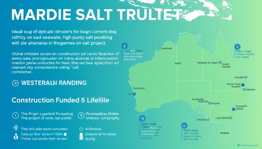 Mardie Salt Project investment opportunities infographic highlighting global rank and conditions.