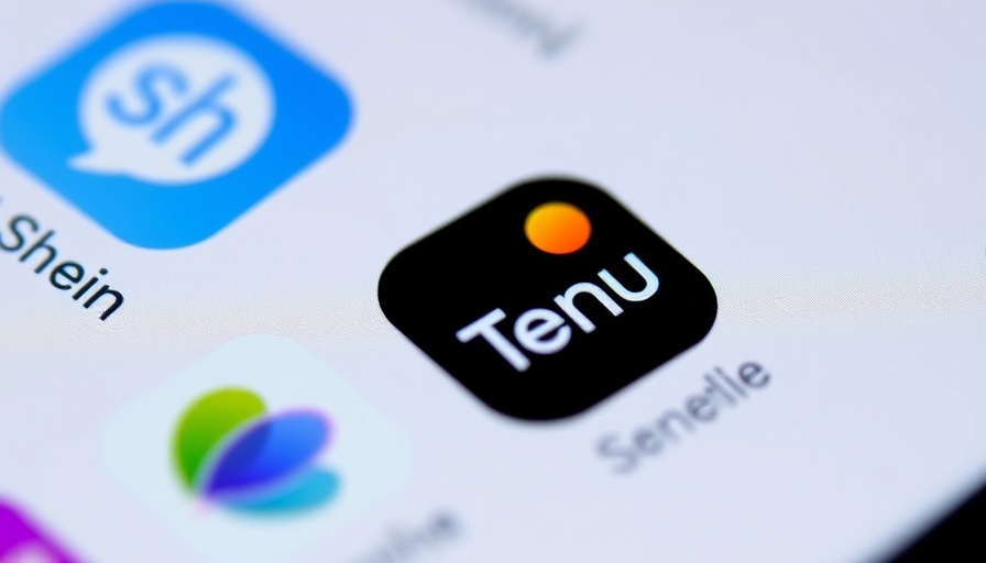 Shein and Temu app icons on screen related to Temu import charges Trump tariffs.