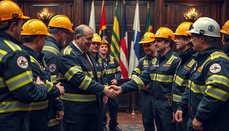 US coal industry changes: Mining group in formal setting