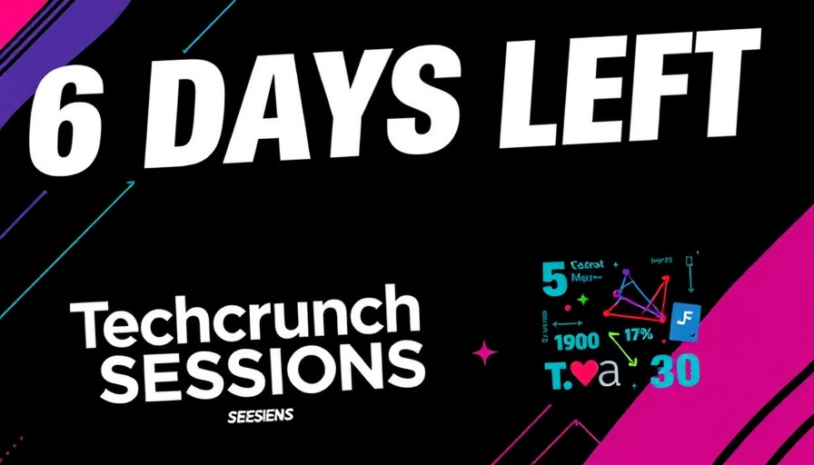 Countdown to TechCrunch Sessions AI event, 6 days left.