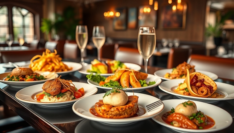 Gourmet cuisine at Vin Restaurant in San Rafael, elegantly plated and presented.