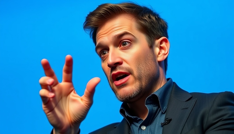 Engaging speaker gestures while discussing ChatGPT sycophantic behavior.