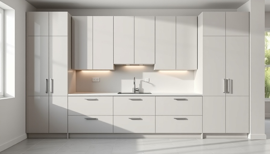 Freshly painted modern cabinets with DIY painting tips