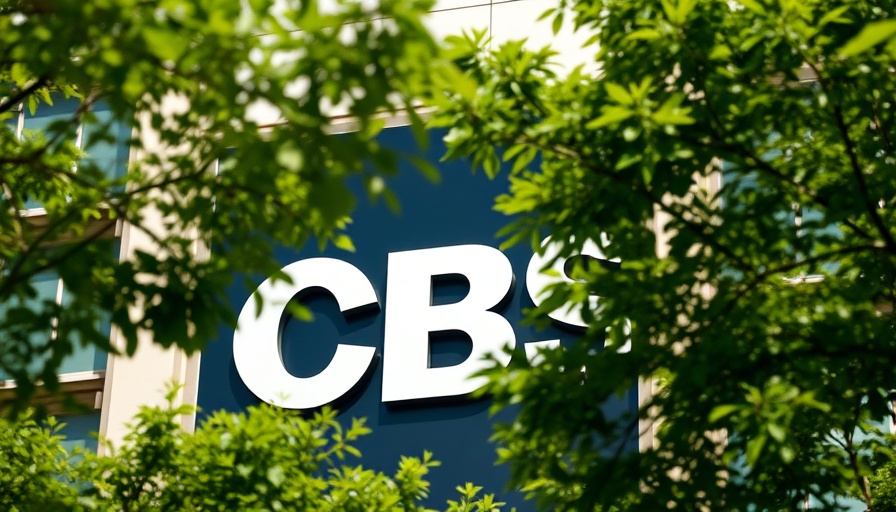 CBS building with logo, Trump lawsuit settlement CBS News.