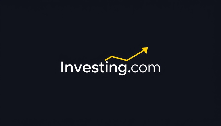 Investing.com logo with upward trend line depicting financial growth.