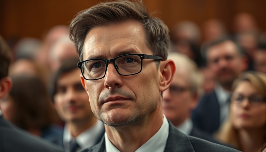 Distinguished man attending event, related to Apple non-app store sales commissions.
