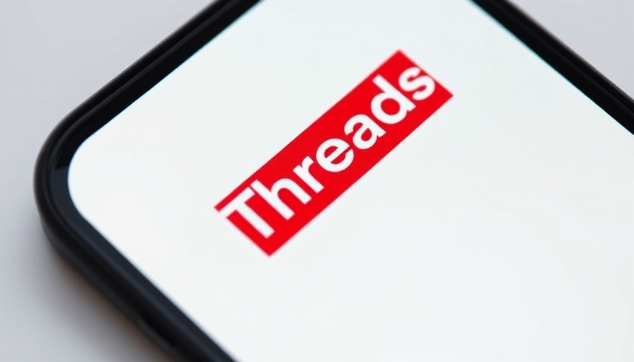 Threads app display on smartphone marking 350M users