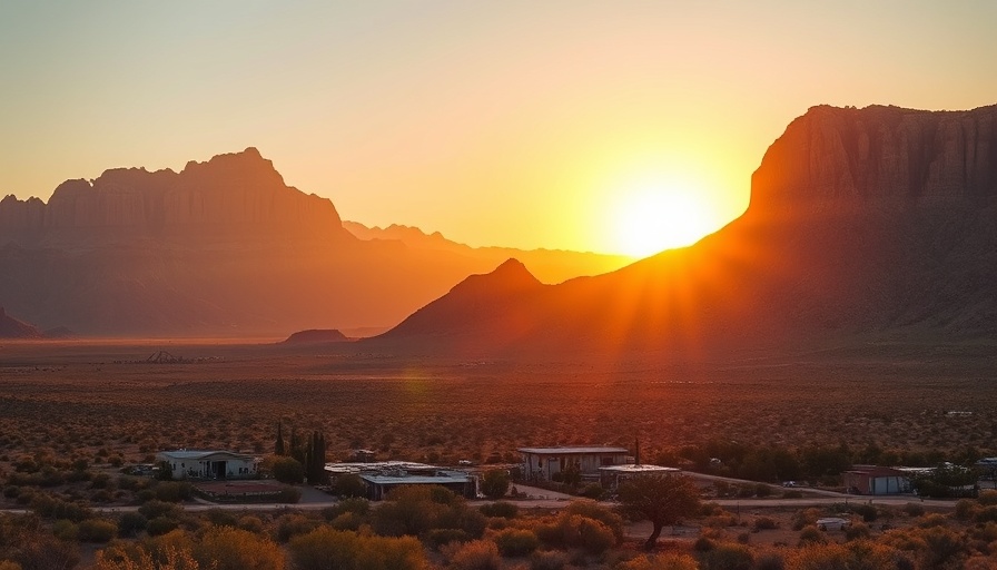 Mountain landscape illustrating pros and cons of living in Arizona.