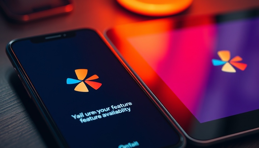Smartphone showing Meta AI availability notice, close-up view.