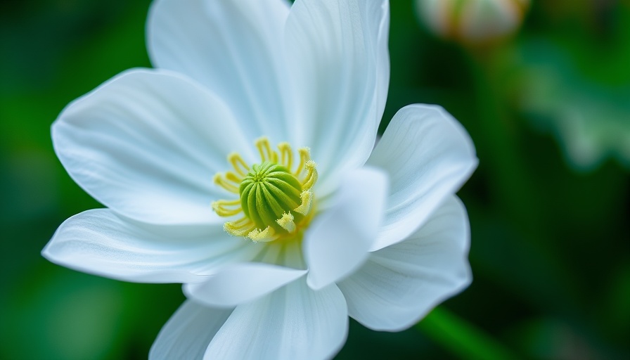 White candle anemone close-up for 'how to grow candle anemones.'