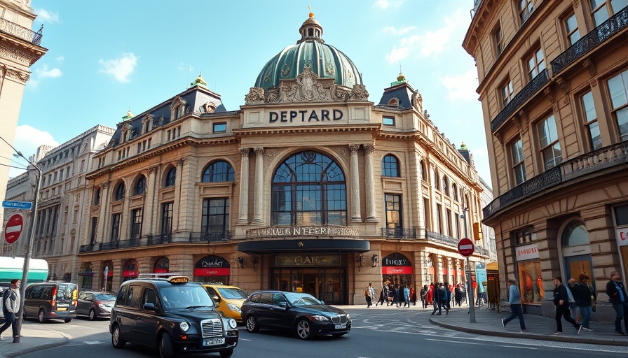 Harrods department store, urban street scene, Harrods cyber attack