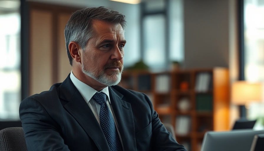 Man in suit discussing Trump's EU trade offer.