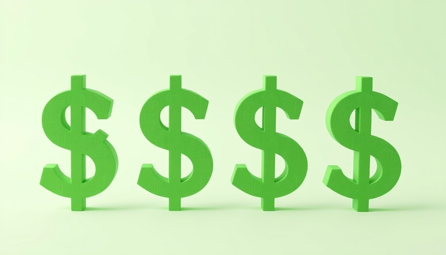Artistic dollar signs made of houses, symbolizing housing cost.