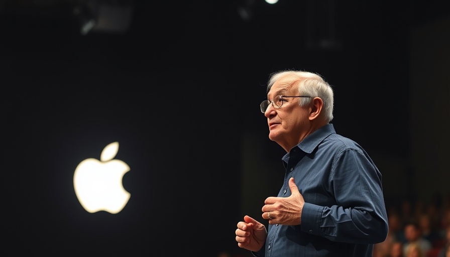 Apple tariff prices discussion with Apple logo glowing.