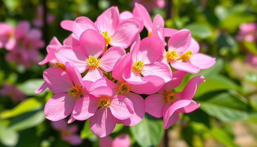 Cluster of pink dogwood flowers in full bloom, dogwood anthracnose control.