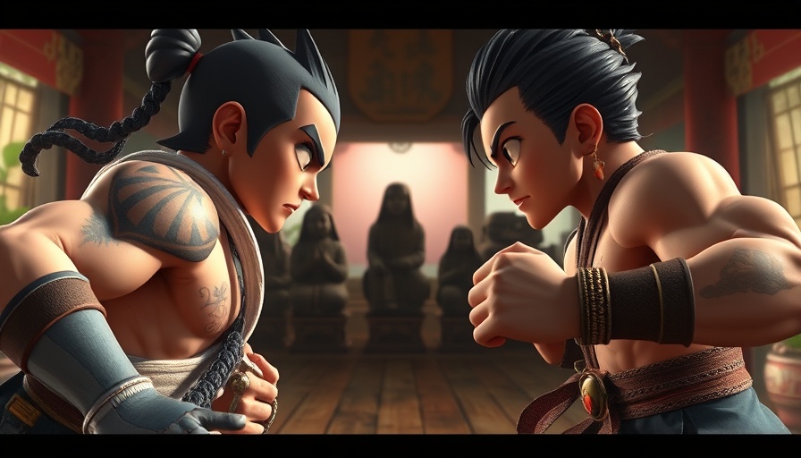 Dramatic standoff in Fatal Fury City of the Wolves review setting