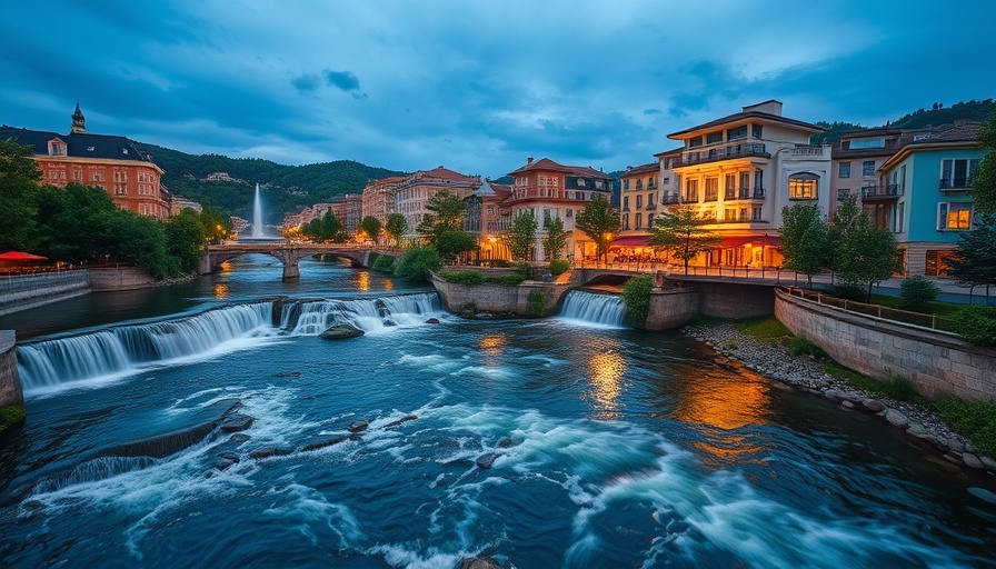 Charming riverside in Idaho, affordable places to live in Idaho, evening view.