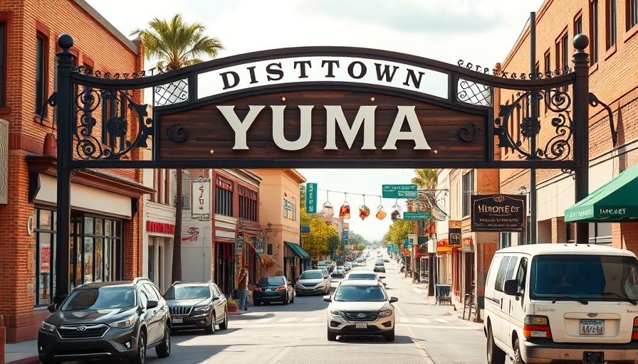 Historic downtown Yuma, showcasing local architecture and environment.