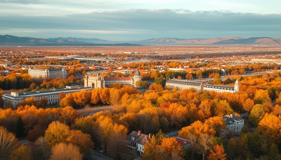 Scenic view of affordable places to live in Montana during autumn.