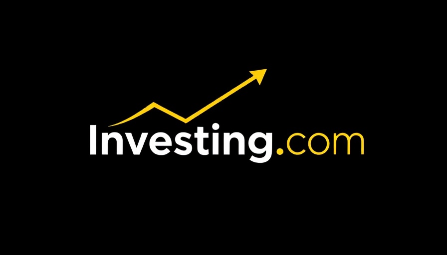 Bold Investing.com logo with sharp graph line on black background