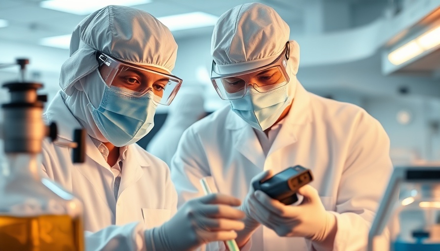 Scientists in a lab representing UK's global research talent recruitment.