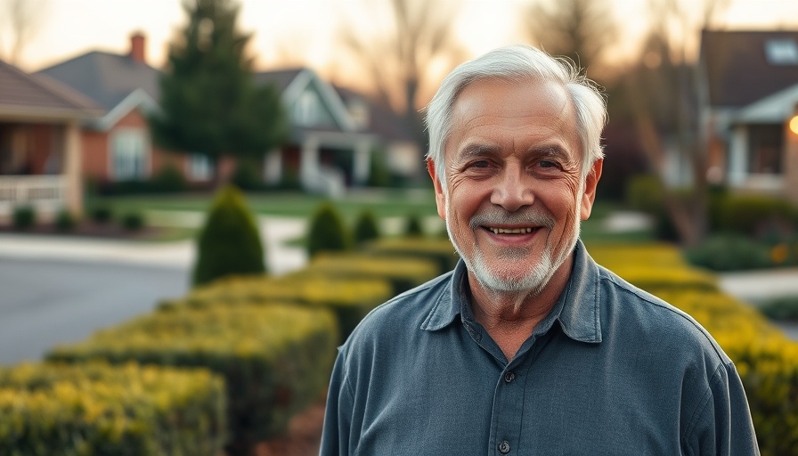 Older man smiling in suburban setting, related to Medicare Advantage plans changes.