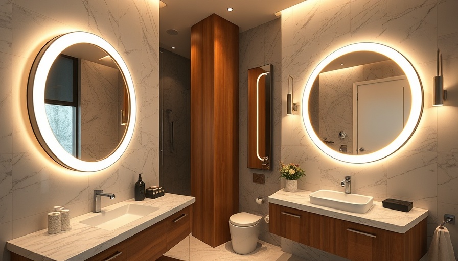 Contemporary bathroom tile designs with illuminated mirrors and elegant decor.