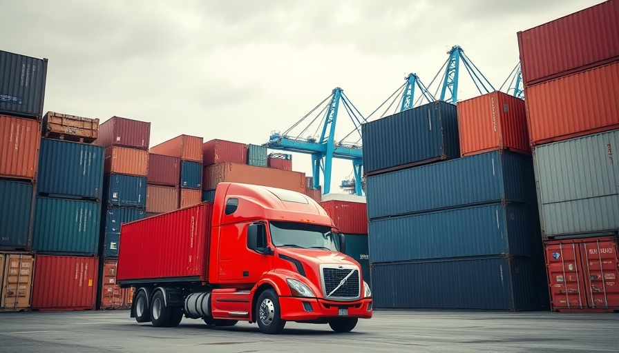 EU closer ties to transpacific bloc; shipping containers and truck