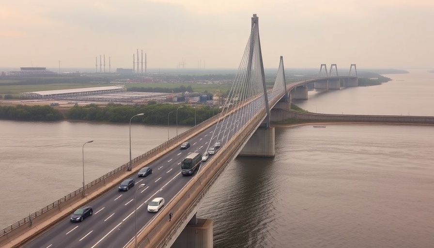 UK motorway expansion featuring bridge