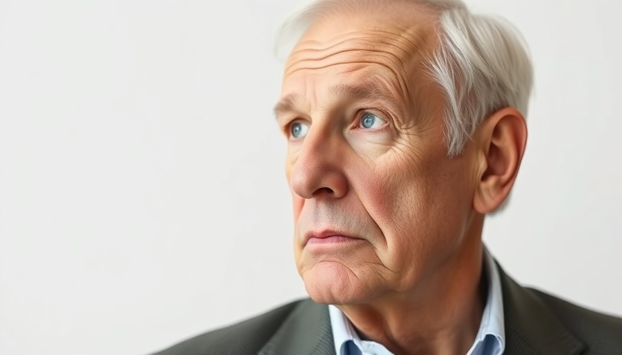 Distinguished elderly man preferring stocks over real estate.