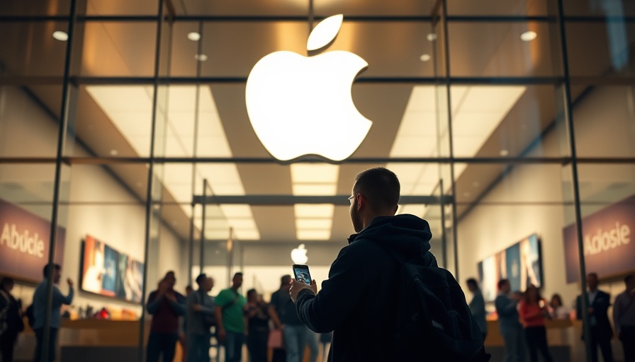 Apple Store facade with illuminated logo, related to iPhone 18 launch strategy.