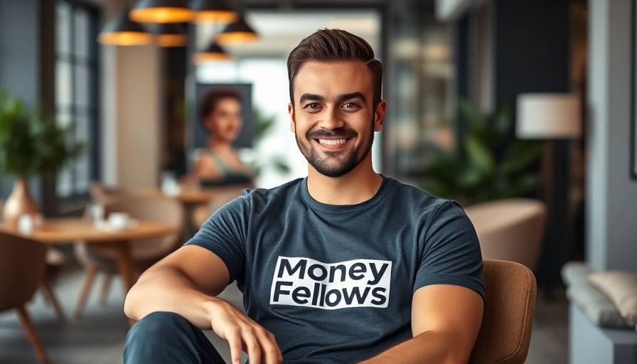 MoneyFellows group savings model representative seated confidently.