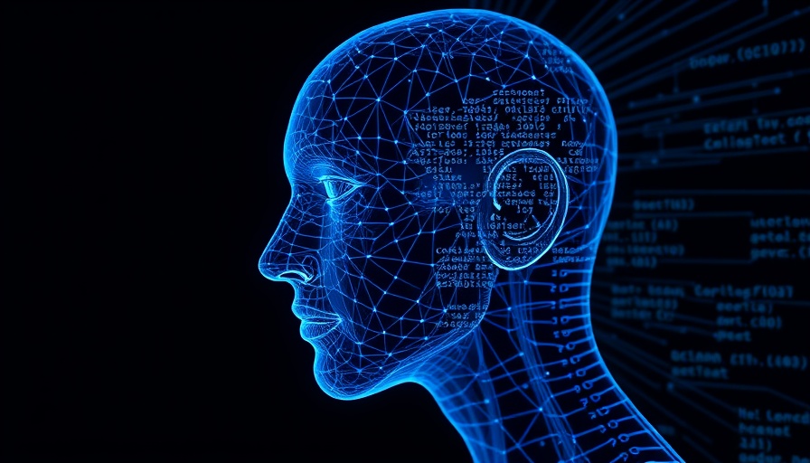 AI-powered coding tool Cursor with digital face and code.