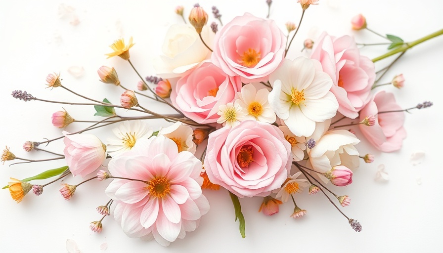 Spring color palettes with watercolor and floral design.